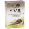 Victoria Beauty Snail Extract jemné exfoliační mýdlo se šnečím extraktem a výtažkem z kávy 75 g