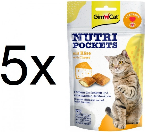 Gimcat Nutri Pockets se sýrem 60 g