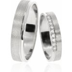 Zlatnictví Helios Zlaté snubní prsteny L 226 Se Zirkony – Hledejceny.cz