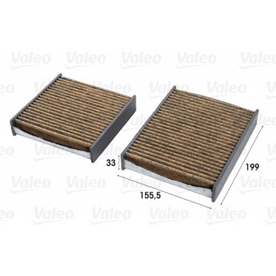 Filtr, vzduch v interiéru VALEO 701007 VA 701007 – Hledejceny.cz