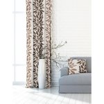 Závěs dekorační nebo látka, New York Samanta hnědá, 150 cm 150 cm – Hledejceny.cz