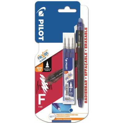 Pilot FriXion Point Clicker 05 / 0.25 mm, modré + náplň (3131910572428) – Zboží Živě