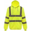 Pracovní oděv Yoko Reflexní mikina na zip HVK07 Hi-Vis Yellow