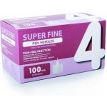 Super Fine jehly pro inzul.pera 4 mm 33G 100 ks – Sleviste.cz