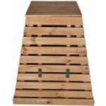 Dřevěný kompostér pyramida 430 l – česká výroba – Zboží Mobilmania