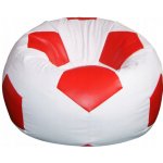 Fitmania Fotbalový míč XXL 430L vzor 14 bílo-červená – Zboží Dáma