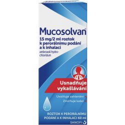 MUCOSOLVAN POR/INH 15MG/2ML POR SOL/INH SOL 60ML