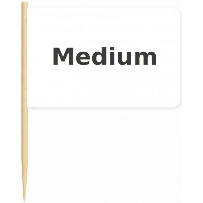 Vlaječka pro medium steak - 3 x 2 cm - min 100 ks – Hledejceny.cz