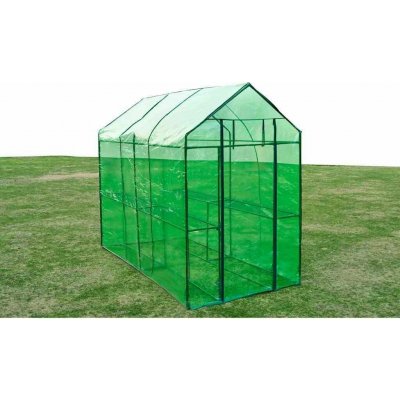 vidaXL 40618 XL s ocelovým rámem a policemi 120 x 240 190 cm – Sleviste.cz
