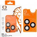 Tel Protect tvrzené sklo Titanium Lens 99% AR na fotoaparát pro iPhone 16 Pro-16 Pro Max Black 3 pcs 137509 – Zboží Živě