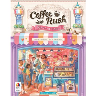 Korea Boardgames Coffee Rush Piece of Cake – Zboží Živě