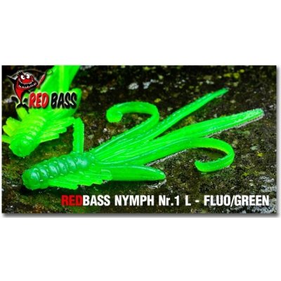 Redbass Nymfa Nr. 1 L 80mm Fluo/Green