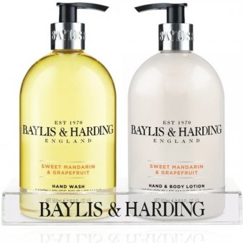 Baylis & Harding Mandarinka a Grapefruit tekuté mýdlo 500 ml + mléko na ruce 500 ml dárková sada