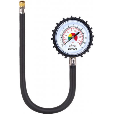 AMiO Pneuměřič s hadicí 30 cm 12 bar 04468 – Zbozi.Blesk.cz