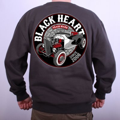 Mikina BLACK HEART SPEEDSTER Černá – Hledejceny.cz