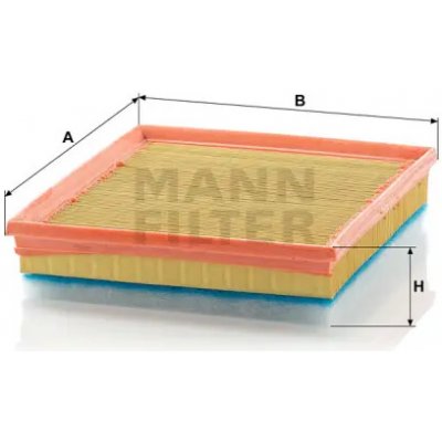 MANN FILTER Vzduchový filtr C 2687 – Hledejceny.cz