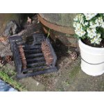 Esschert Design Čistič bot "BEST FOR BOOTS", ornament, hnědá, litina, 30 x 19 x 17 cm – Zbozi.Blesk.cz