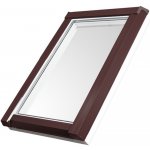 SKYLIGHT LOFT střešní výlez Bílá/Hnědá 66x98 cm RAL 8019 – Sleviste.cz