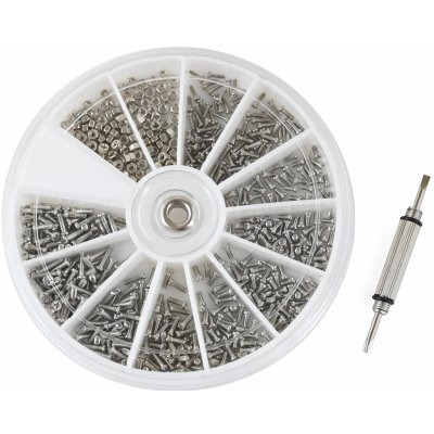 Sada šroubů do brýlí a hodinek M1-M1,6 – Zboží Mobilmania