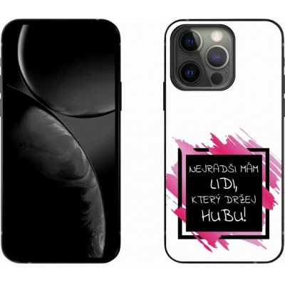 mmCase na iPhone 13 Pro 6.1 - vtipný text 7 černobílé pozadí – Zboží Mobilmania