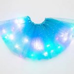 Kids World LED svítící sukně Glow Princess modrá – Zboží Dáma