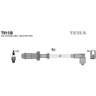Sada kabelů pro zapalování TESLA T815B – Hledejceny.cz
