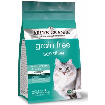 Arden Grange Adult Cat Sensitive ryba & brambory 8 kg – Hledejceny.cz