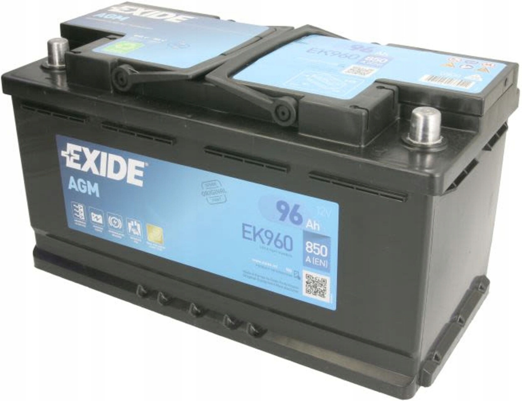 Exide AGM 12V 96Ah 850A EK960