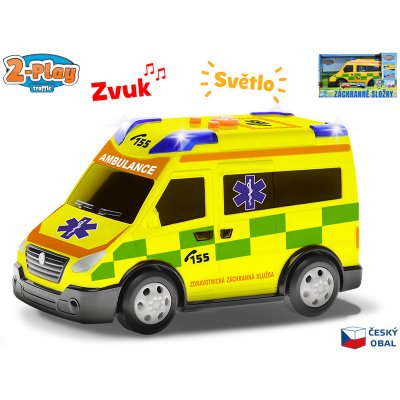 Mikro trading 2-Play Traffic -ambulance - 13,5 cm - CZ design – Zboží Mobilmania
