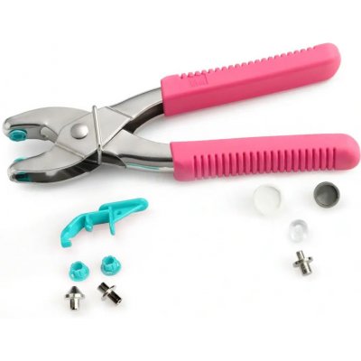 PRYM kleště na stiskací patenty LOVE růžové – Zboží Dáma