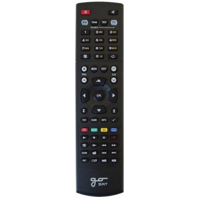 Dálkový ovladač GoSAT GS7050, GS7055, GS7060HDI, GS7070PVRI GoSAT / SUNSAT + TV – Zboží Mobilmania