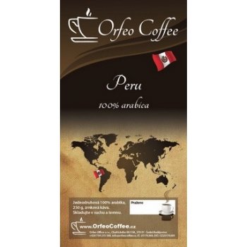 Orfeo coffee Peru 100% arabika 250 g