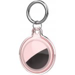 HT pouzdro pro Apple AirTag s karabinou IPX8 růžová 5907769372339 – Zboží Živě