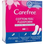 Carefree Cotton Flexiform slipové vložky 56 ks – Zboží Mobilmania