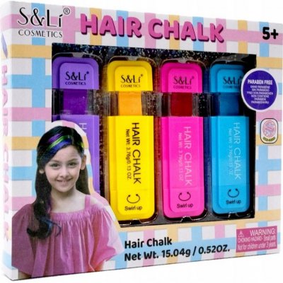 Křídy na vlasy 4 barvy – Zboží Mobilmania