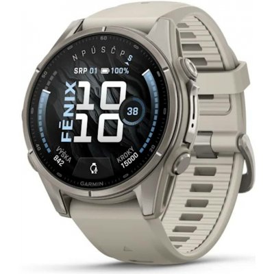 Garmin Fenix 9 43 mm AMOLED Bare Titanium Fog Gray 010-04761-01 – Hledejceny.cz