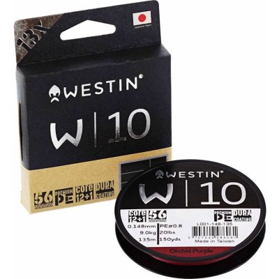 Westin šňůra W10 13 Braid Orchid Purple 135m 0,08mm 6kg – Zboží Dáma