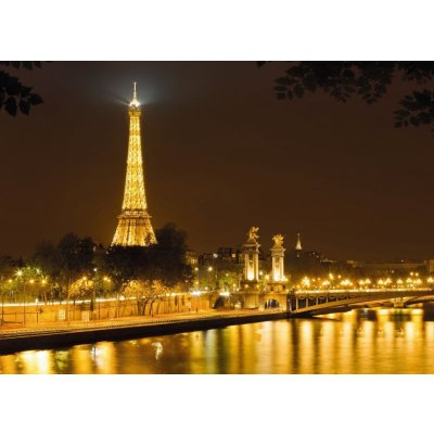 Komar 4-321 Nuit ´D or Fototapeta Eiffelova věž rozměry 254 x 184 cm – Zboží Mobilmania