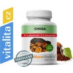 MycoMedica Chaga 50 % s garantovaným minimálním obsahem 20 % beta-1,3/1,6 D-glukanů 2× 90 kapslí – Hledejceny.cz