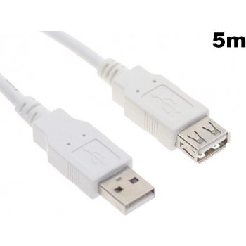 Omega OUAFB5 USB 2.0 prodlužovací AM - AF, 5m