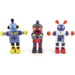 Teddies Robot dřevěný 12 cm – Zboží Mobilmania