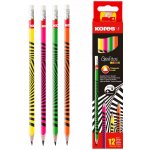 Kores 92306 Neon grafitová tužka HB 12 ks – Zboží Dáma