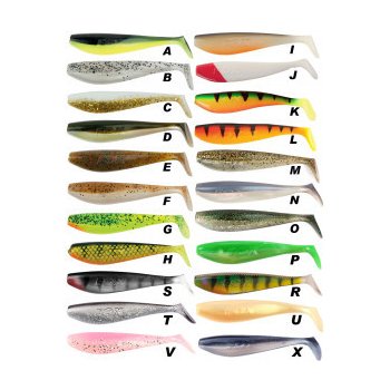 Fox Rage Zander Pro shad Bulk 12cm Fire Tiger