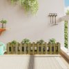 Květináč a truhlík zahrada-XL Vyvýšený záhon plotový design 150x30x30cm impregnovaná borovice