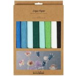 creativ company Krepový papír sada - modro zelený mix (8ks) – Zboží Dáma