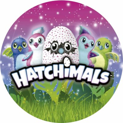 Dortový obrázek Jedlý papír HATCHIMALS ● velikost: 3,9cm (30 ks / A4) ☝, ● materiál: FONDÁNOVÝ DECORLIST ✴️ – Zbozi.Blesk.cz