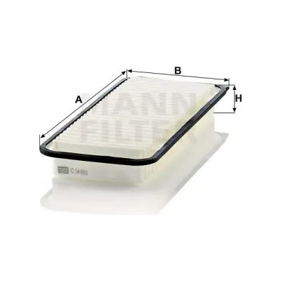 MANN FILTER Vzduchový filtr C 34 003 – Hledejceny.cz