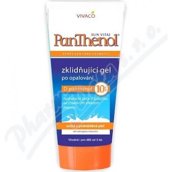 Vivaco Panthenol 10% zklidňující gel po opalování 200 ml
