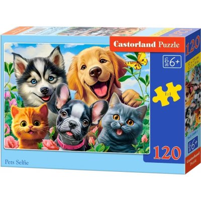 Castorland Zvířecí selfie 120 dílků – Sleviste.cz