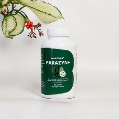 Bormag Parazyn+ kurkuma, ořešák, česnek, pelyněk, dobromysl, piperin 180 kapslí – Hledejceny.cz